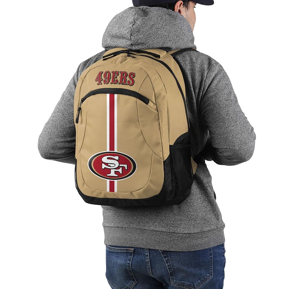 Illustrative example of 49ers backpack