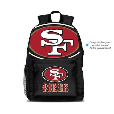 Illustrative example of 49ers backpack