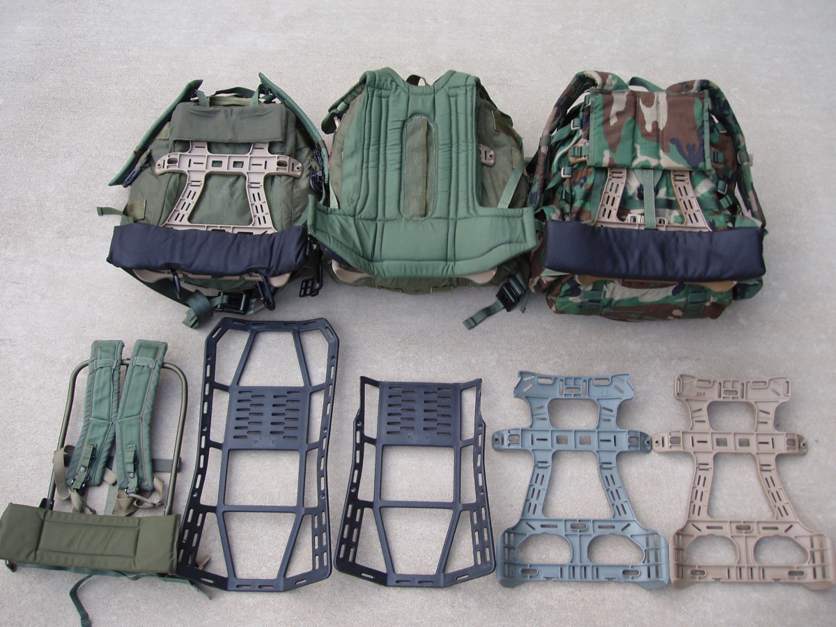 Illustrative example of a.l.i.c.e. backpack frame