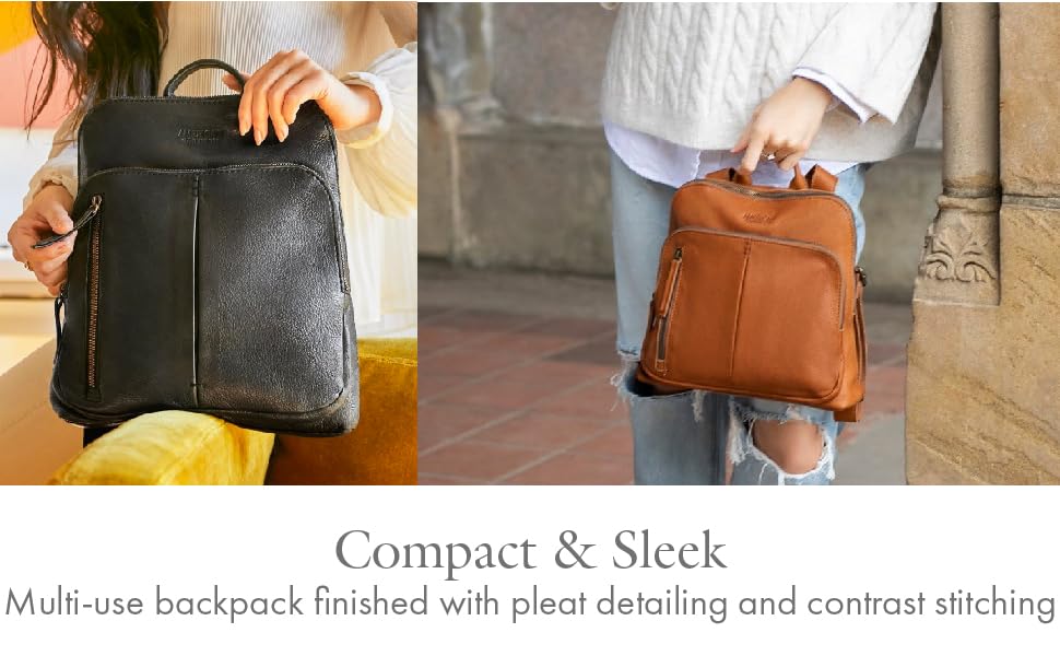 Illustrative example of american leather co backpack