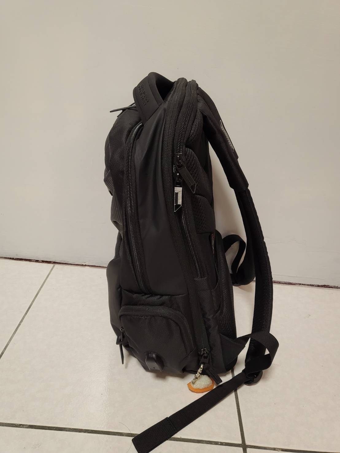 Illustrative example of american tourister rucksack backpack