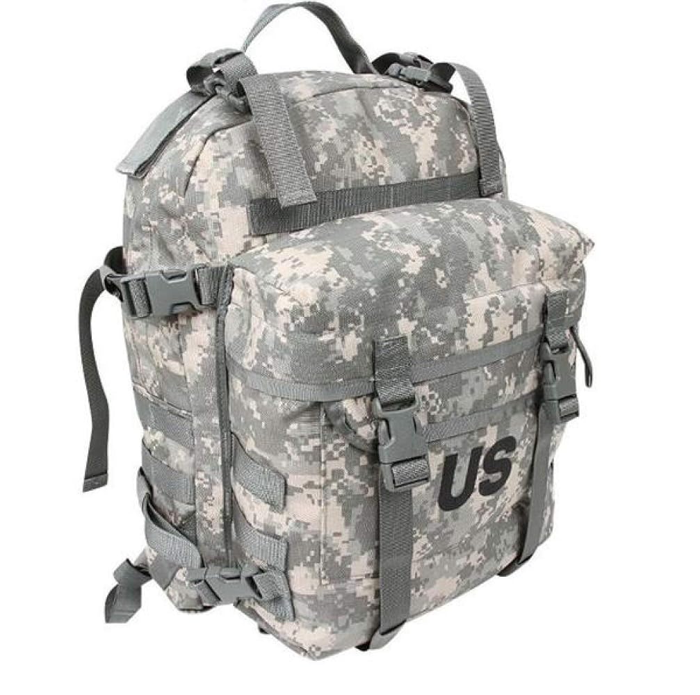 Illustrative example of army surplus backpack