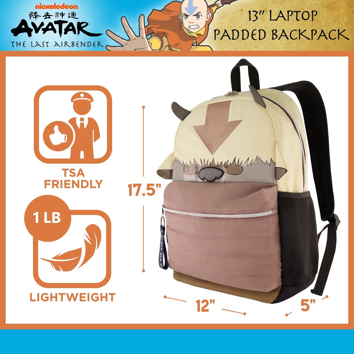 Illustrative example of avatar the last airbender backpack