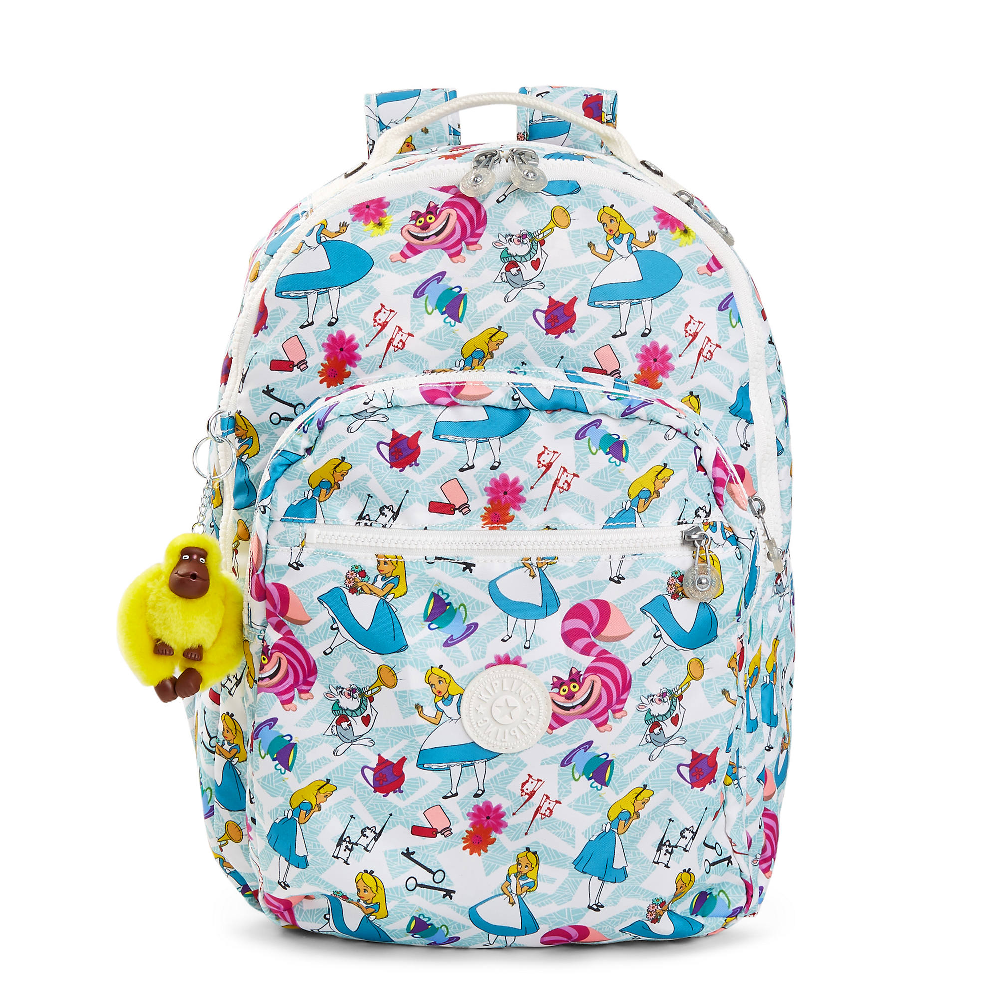 Illustrative example of backpack alice in wonderland