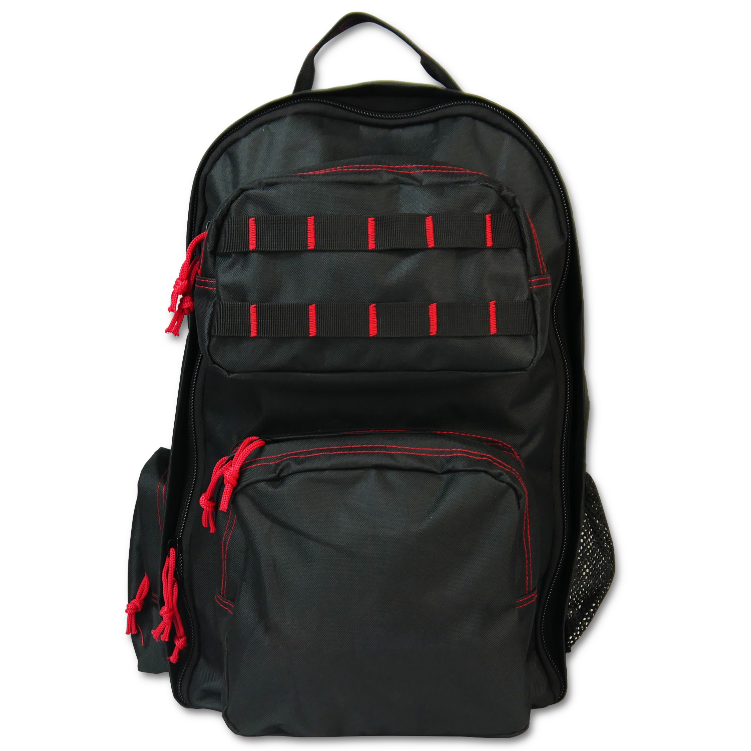 Illustrative example of backpack black red