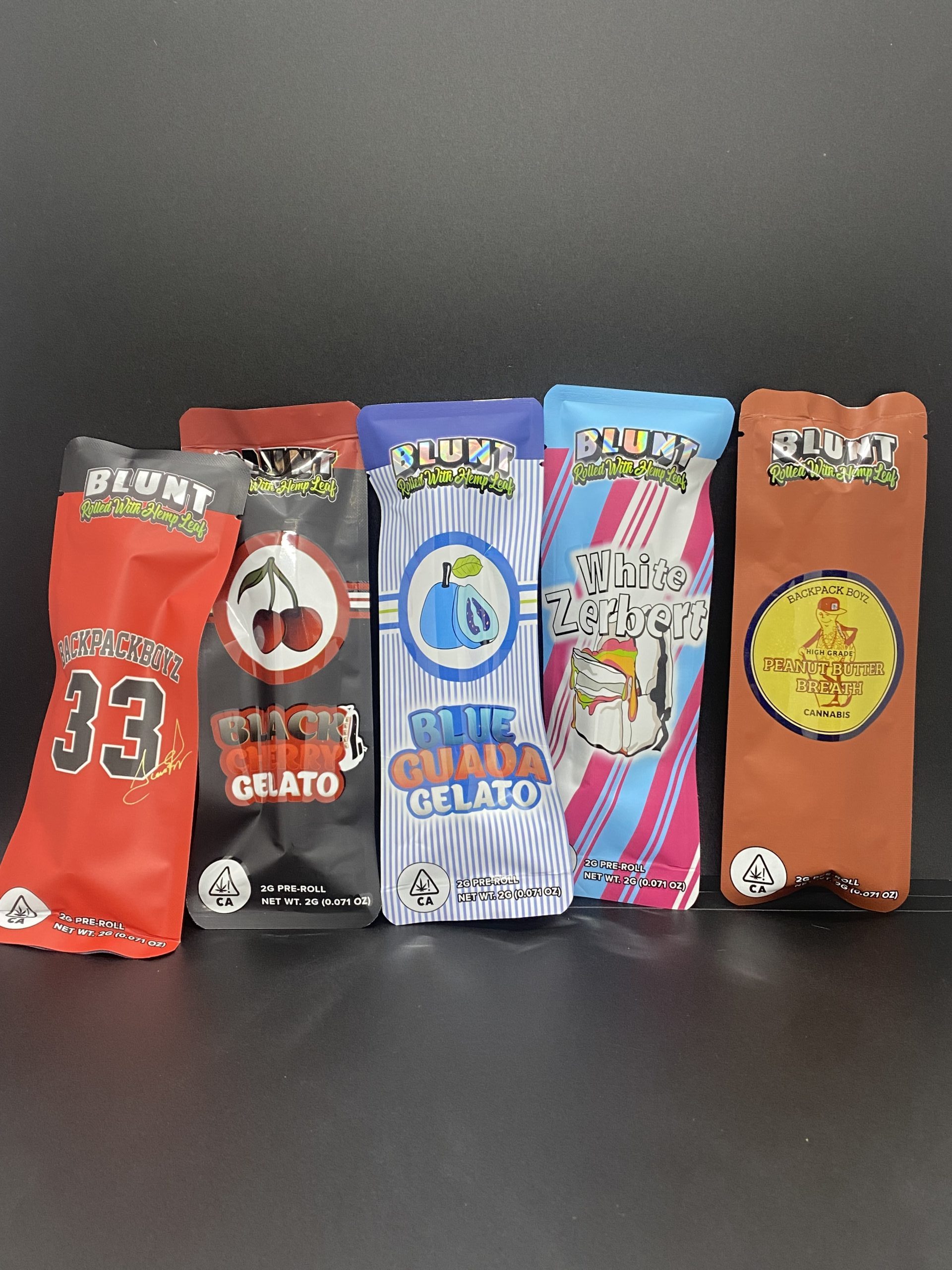Illustrative example of backpack boyz pre rolls