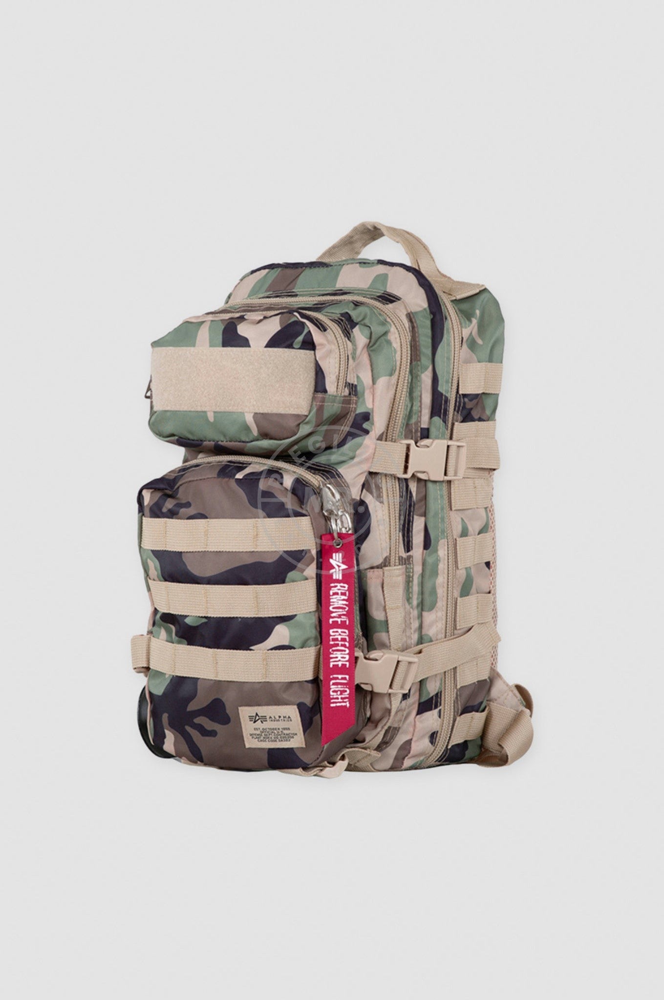 Illustrative example of backpack camouflage
