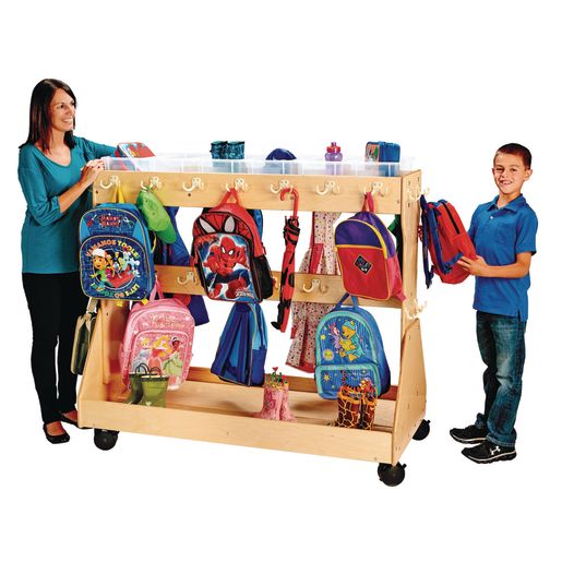 Illustrative example of backpack cart