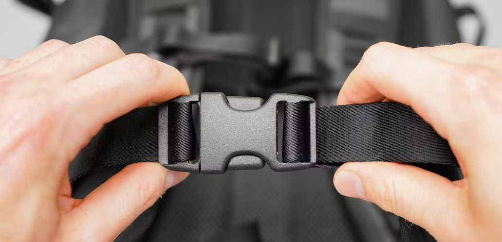 Illustrative example of backpack clips