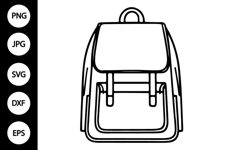 Illustrative example of backpack dxf free download