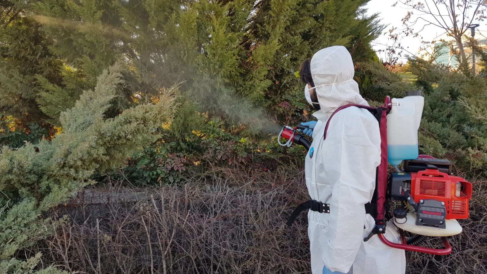 Illustrative example of backpack fogger