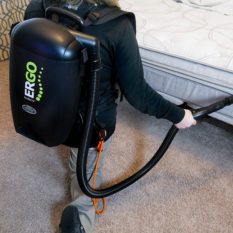 Illustrative example of backpack hepa vacuum