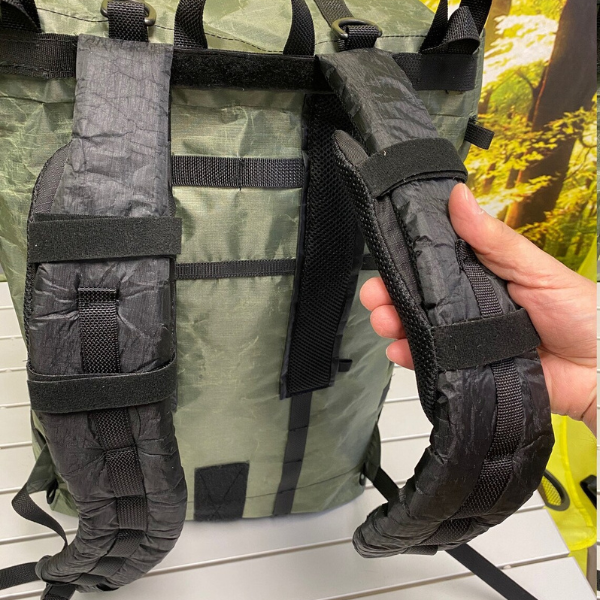 Illustrative example of backpack strap pads