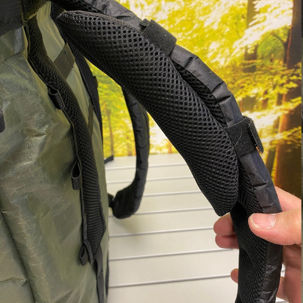 Illustrative example of backpack strap pads