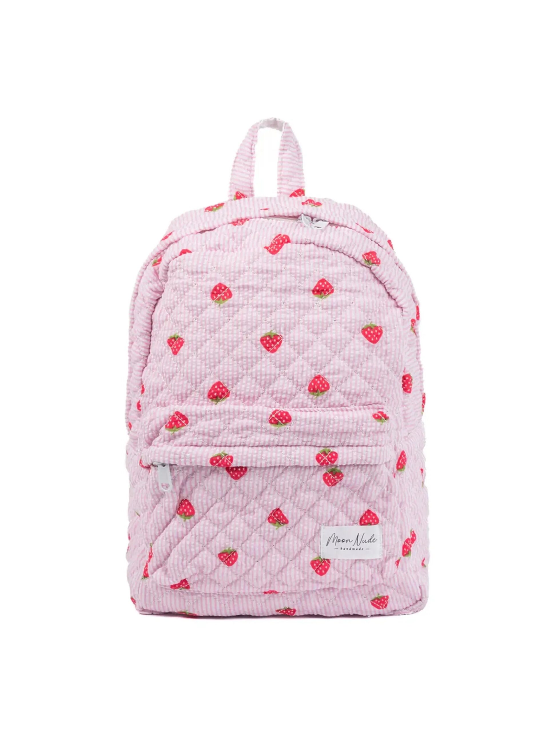 Illustrative example of backpack strawberry