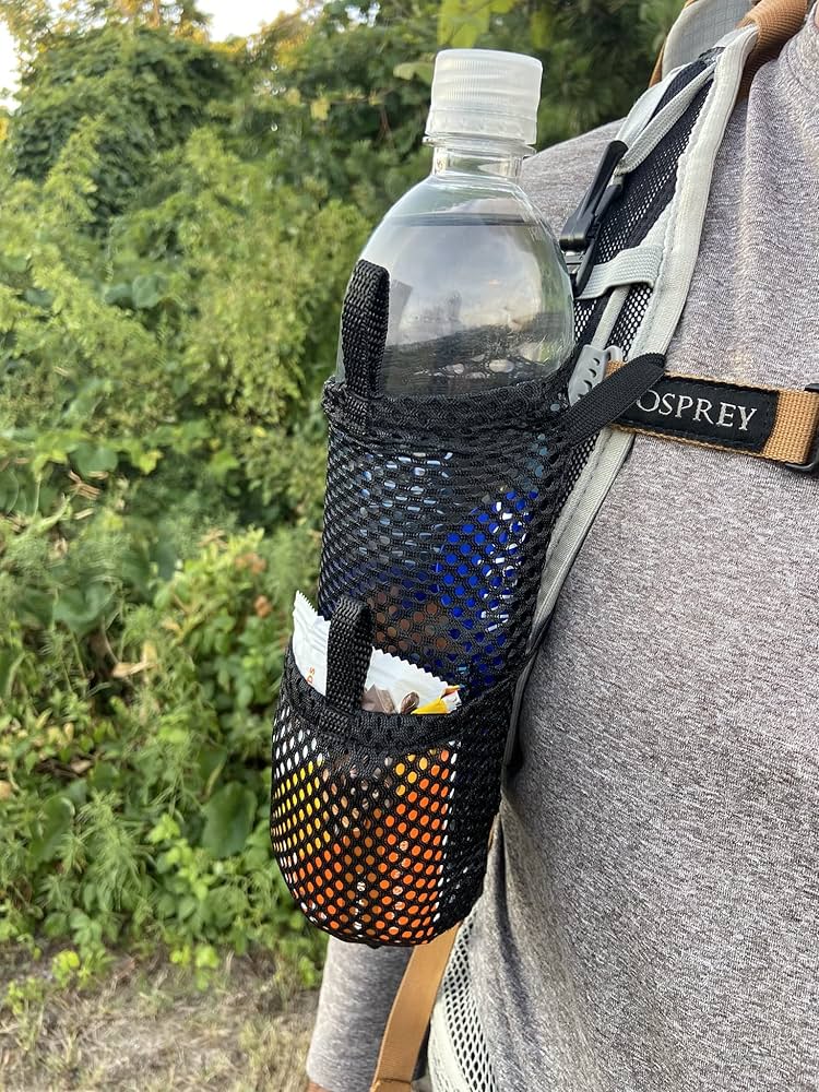 Illustrative example of backpack water bottle