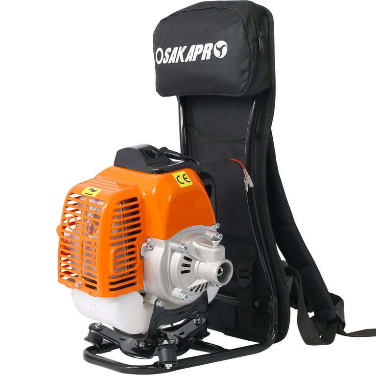 Illustrative example of backpack weed eater