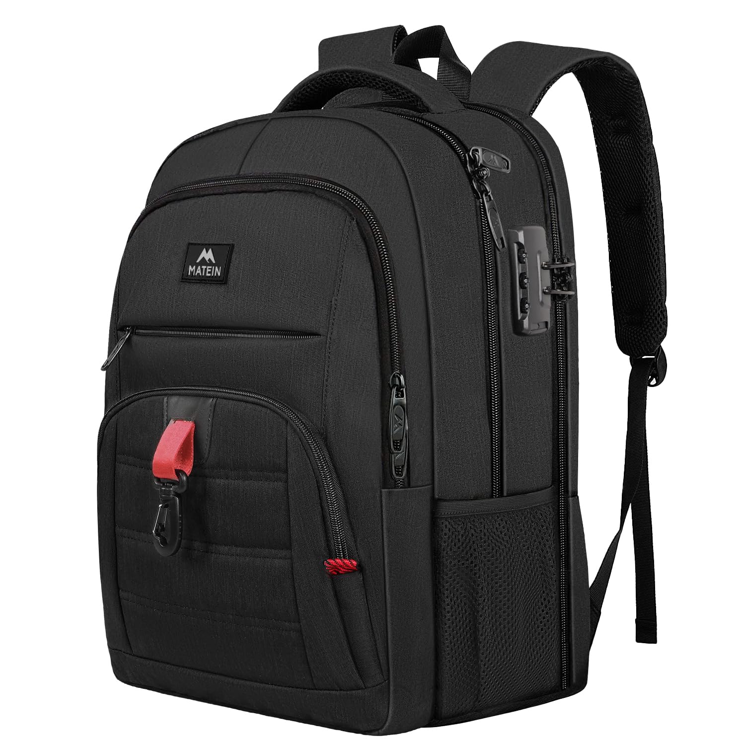 Illustrative example of backpack with a lock