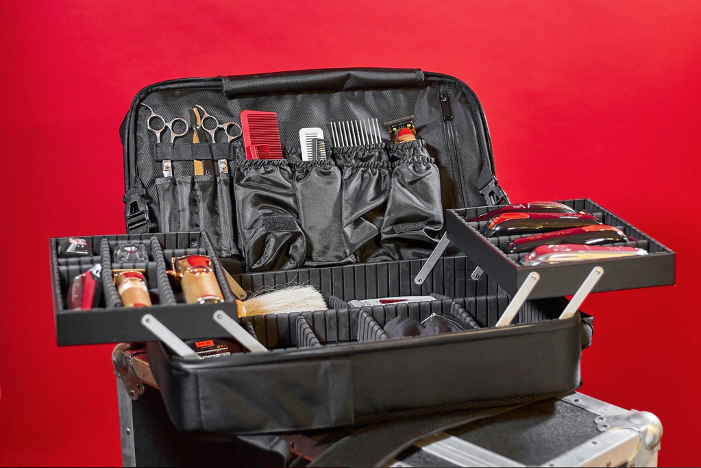 Illustrative example of barber backpack