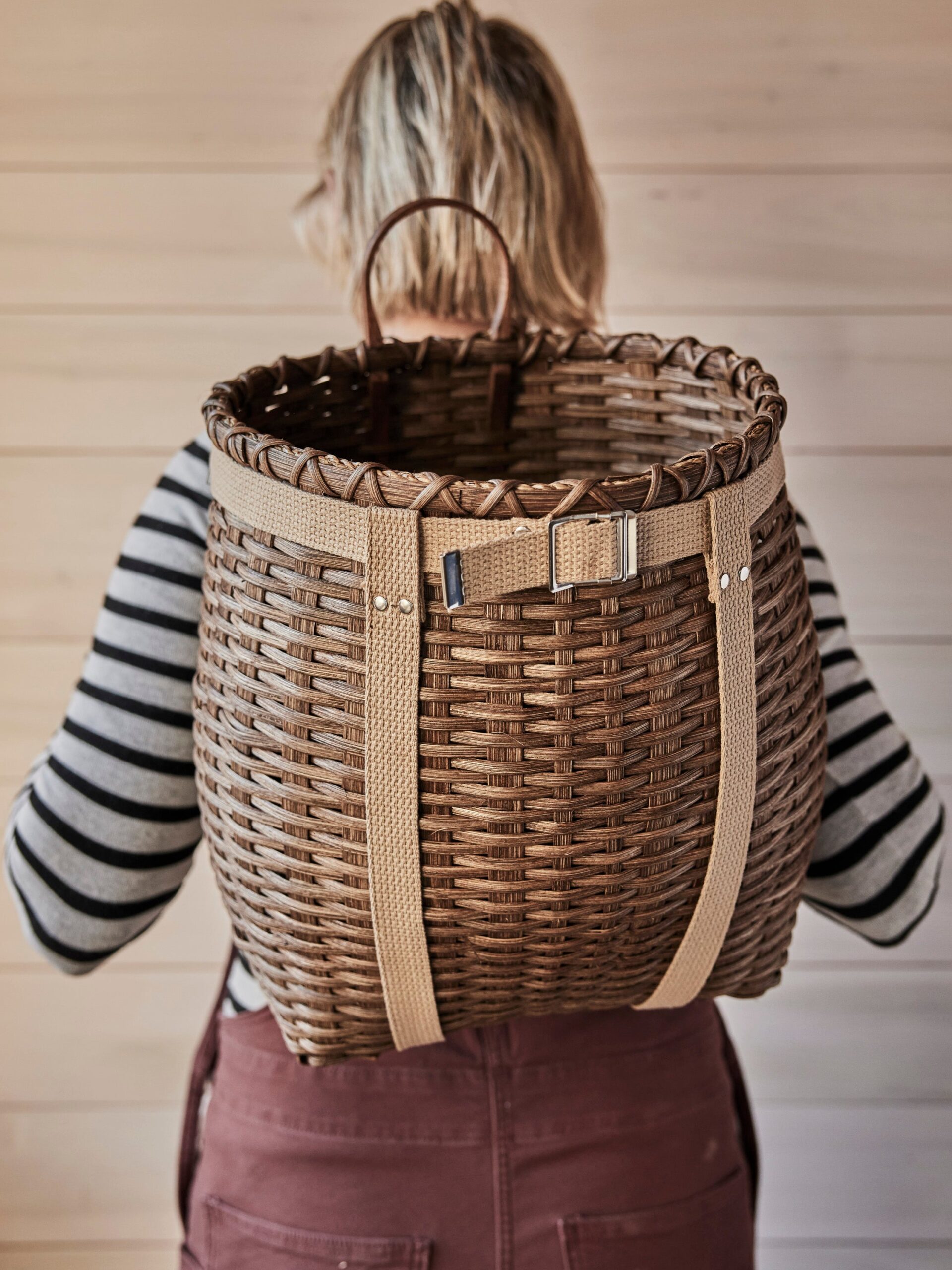 Illustrative example of basket backpack