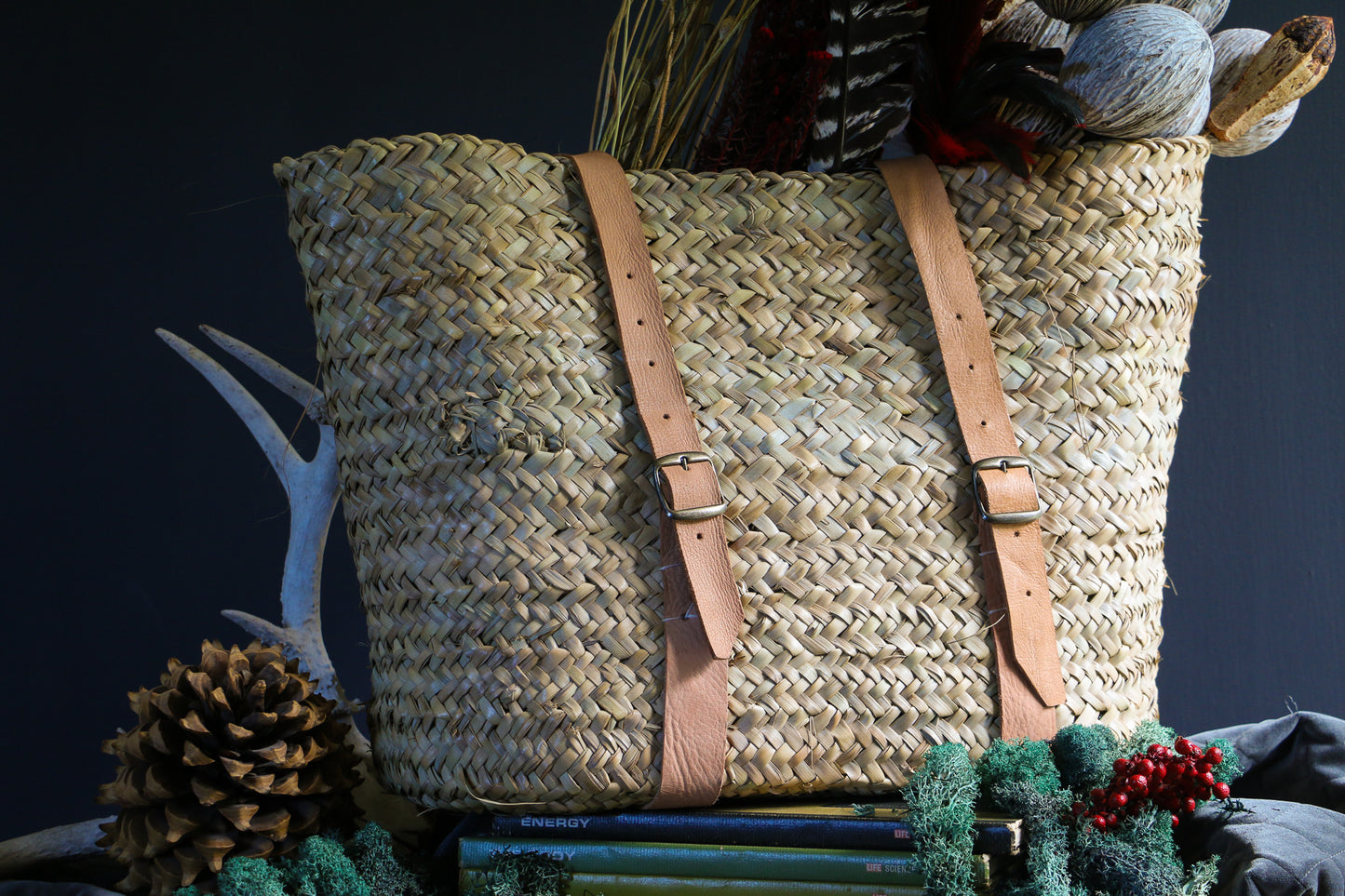 Illustrative example of basket backpack