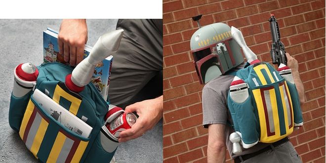 Illustrative example of boba fett backpack