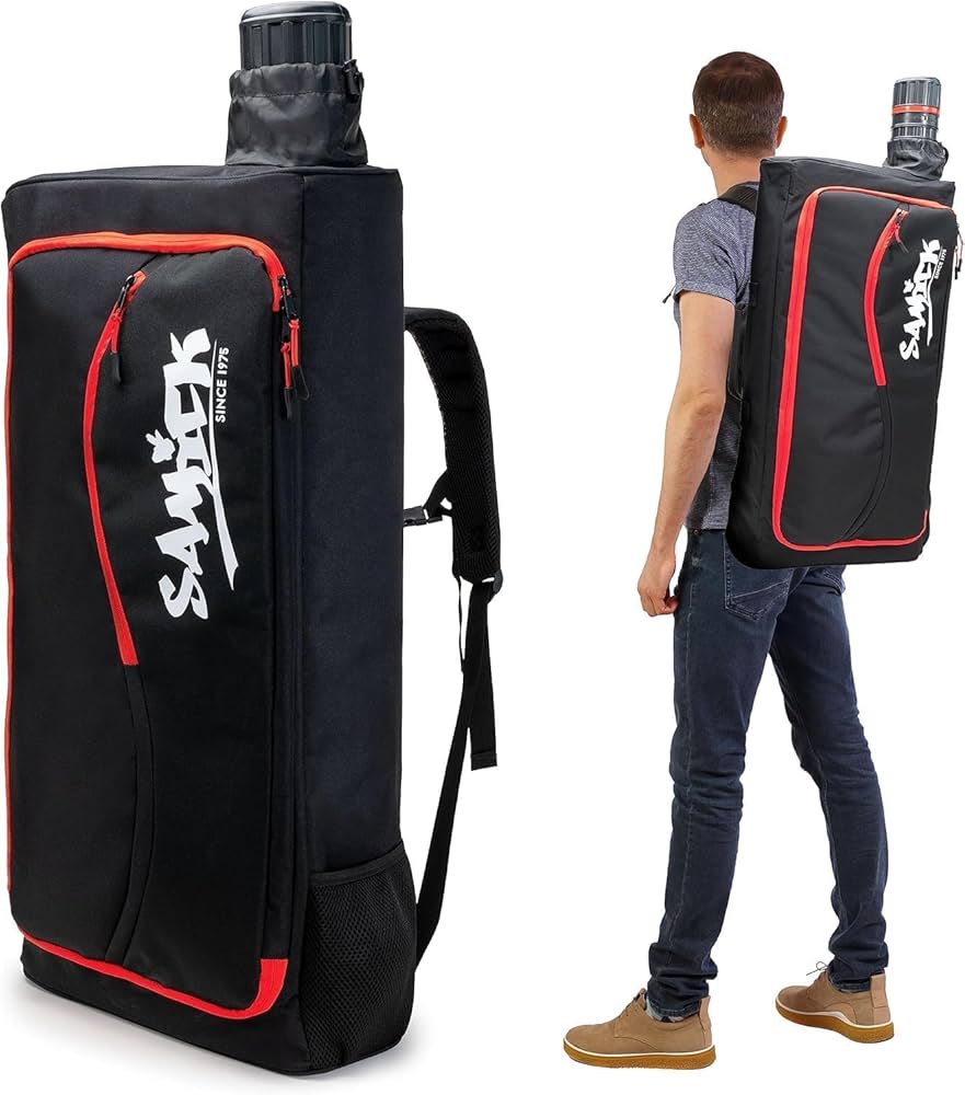 Illustrative example of bow and arrow backpack