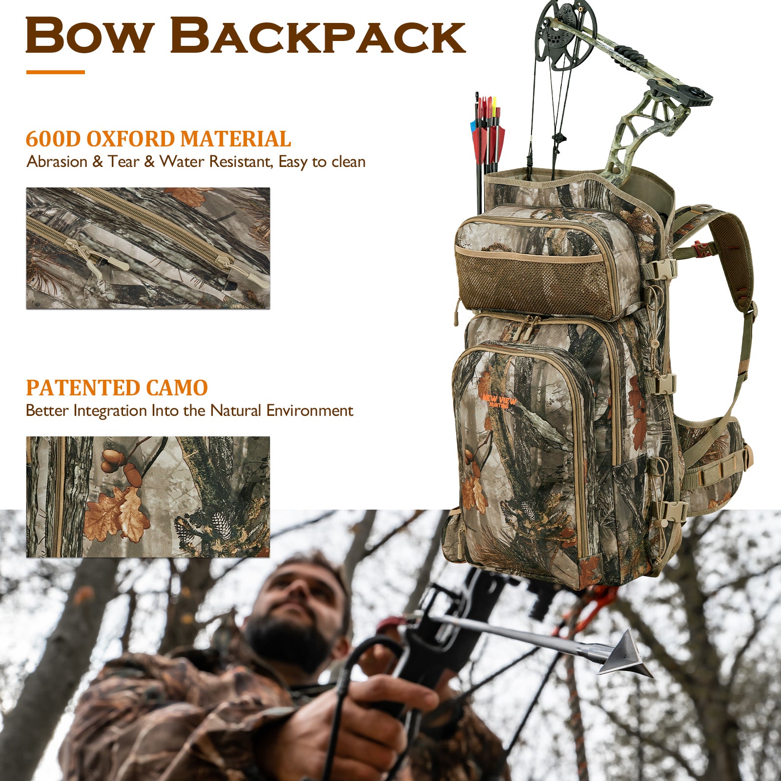 Illustrative example of bow backpack