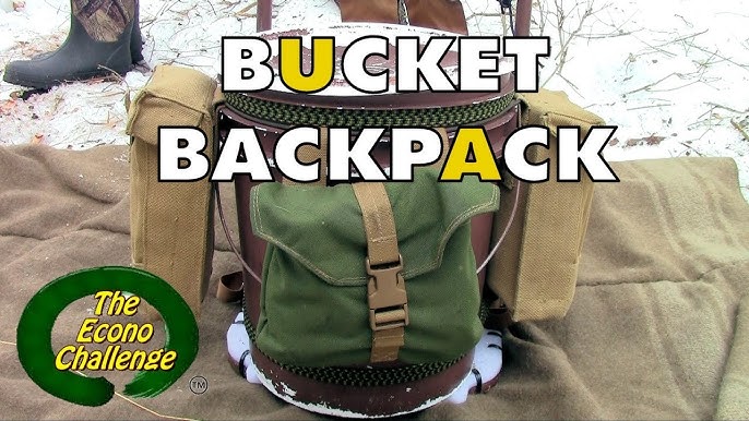 Illustrative example of bucket backpack