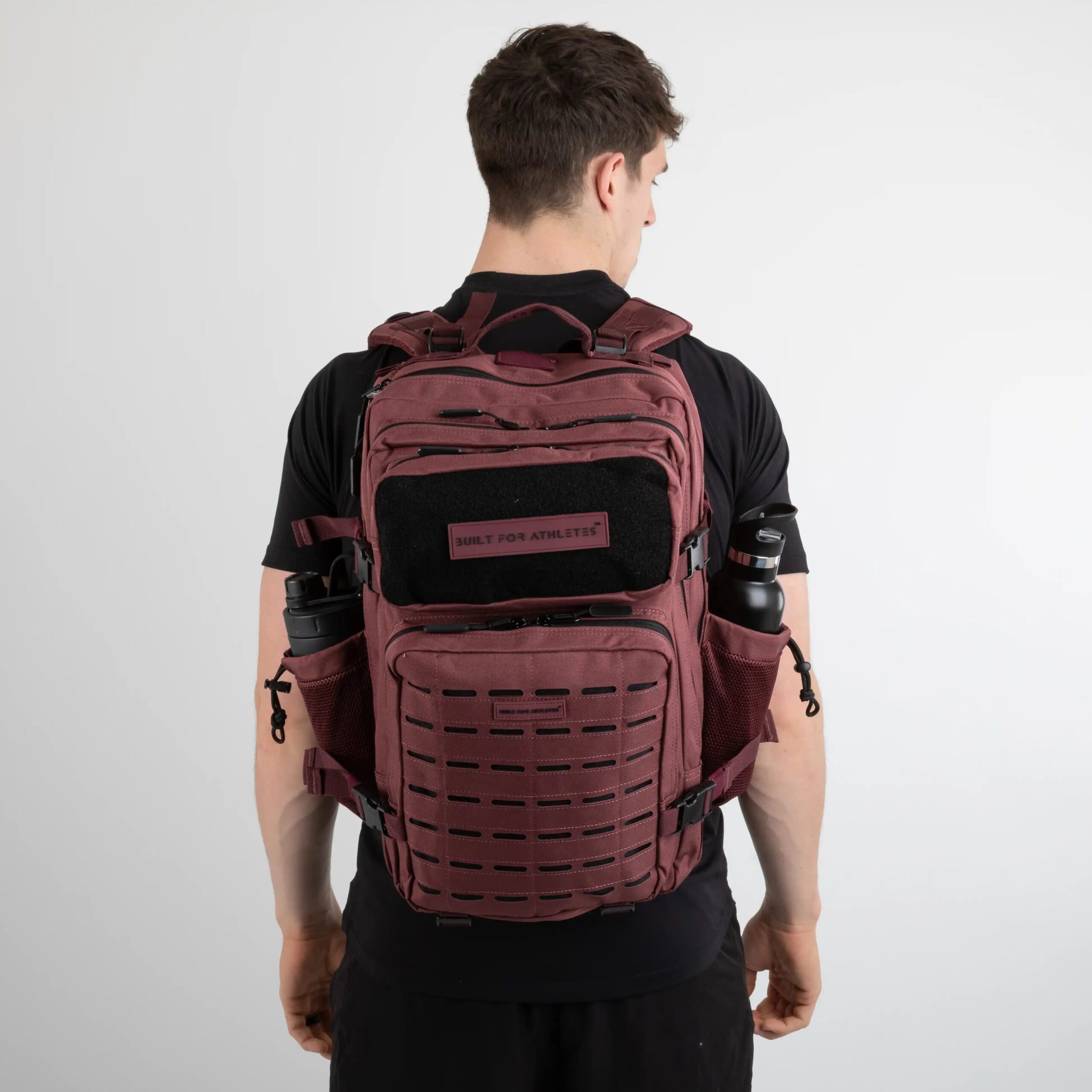 Illustrative example of burgundy backpack