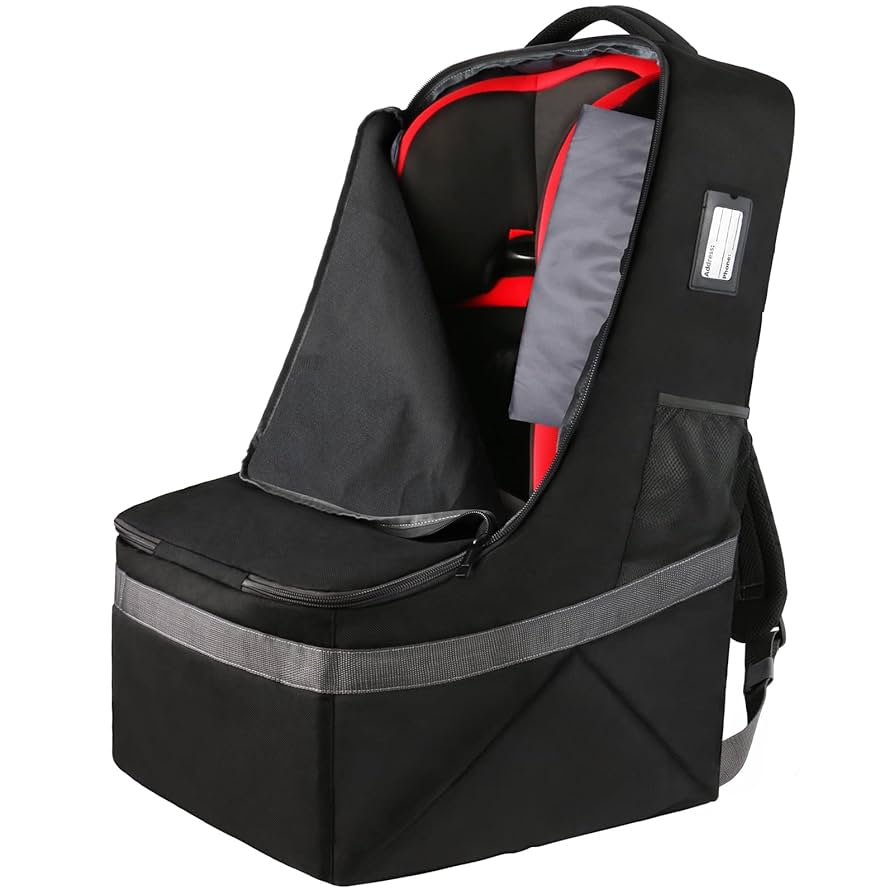 Illustrative example of car seat backpack