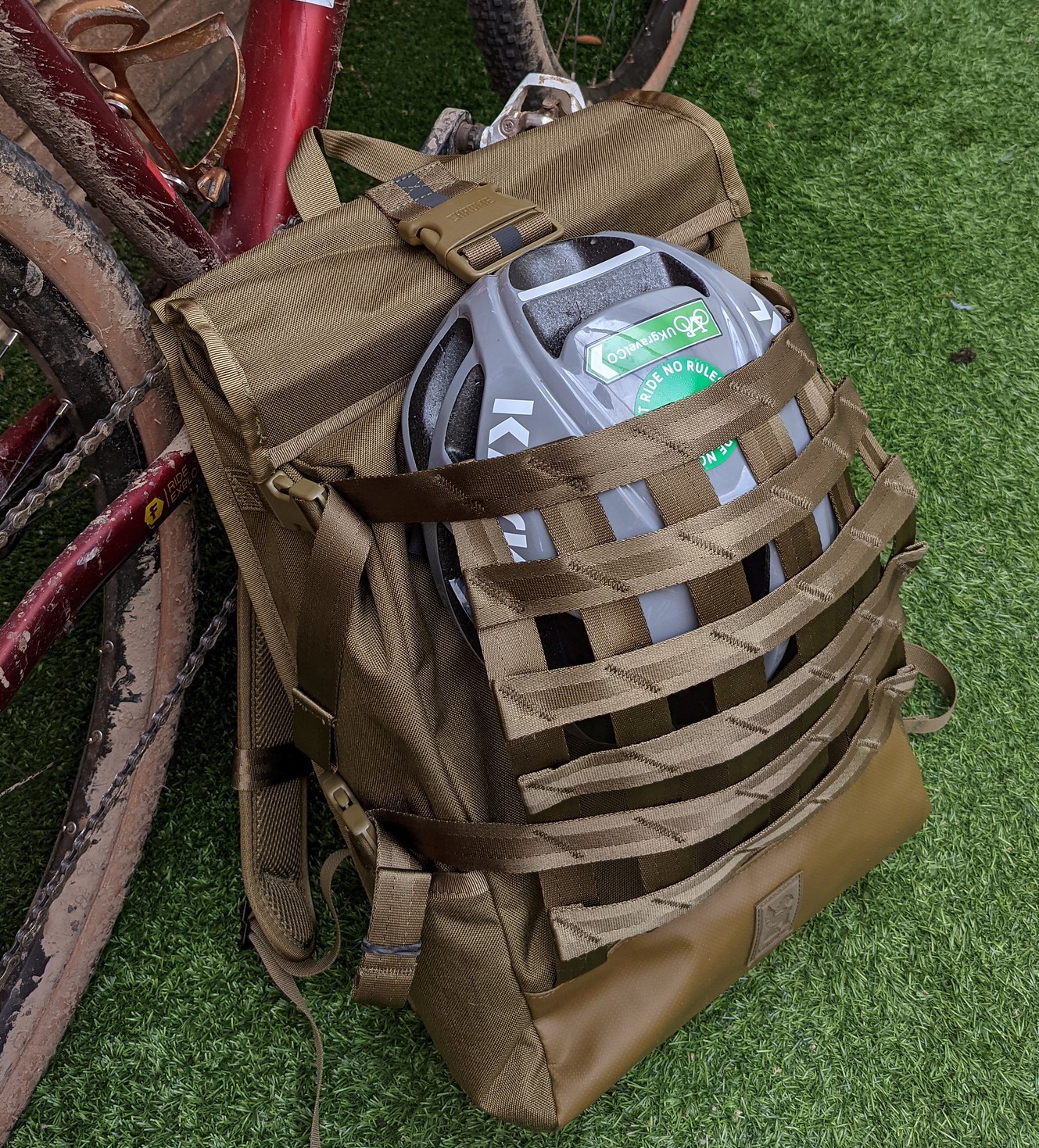 Illustrative example of cargo backpack