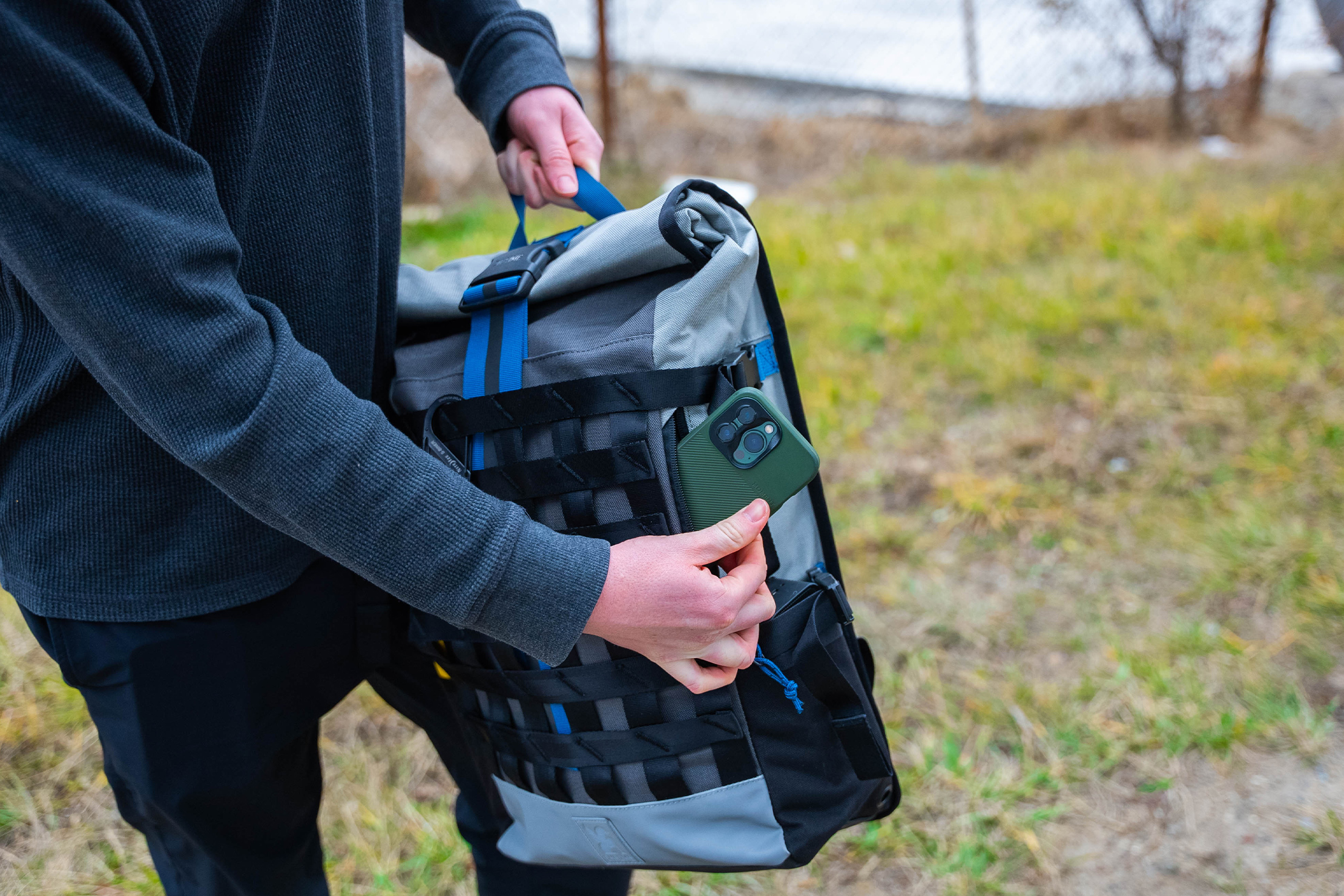 Illustrative example of cargo backpack