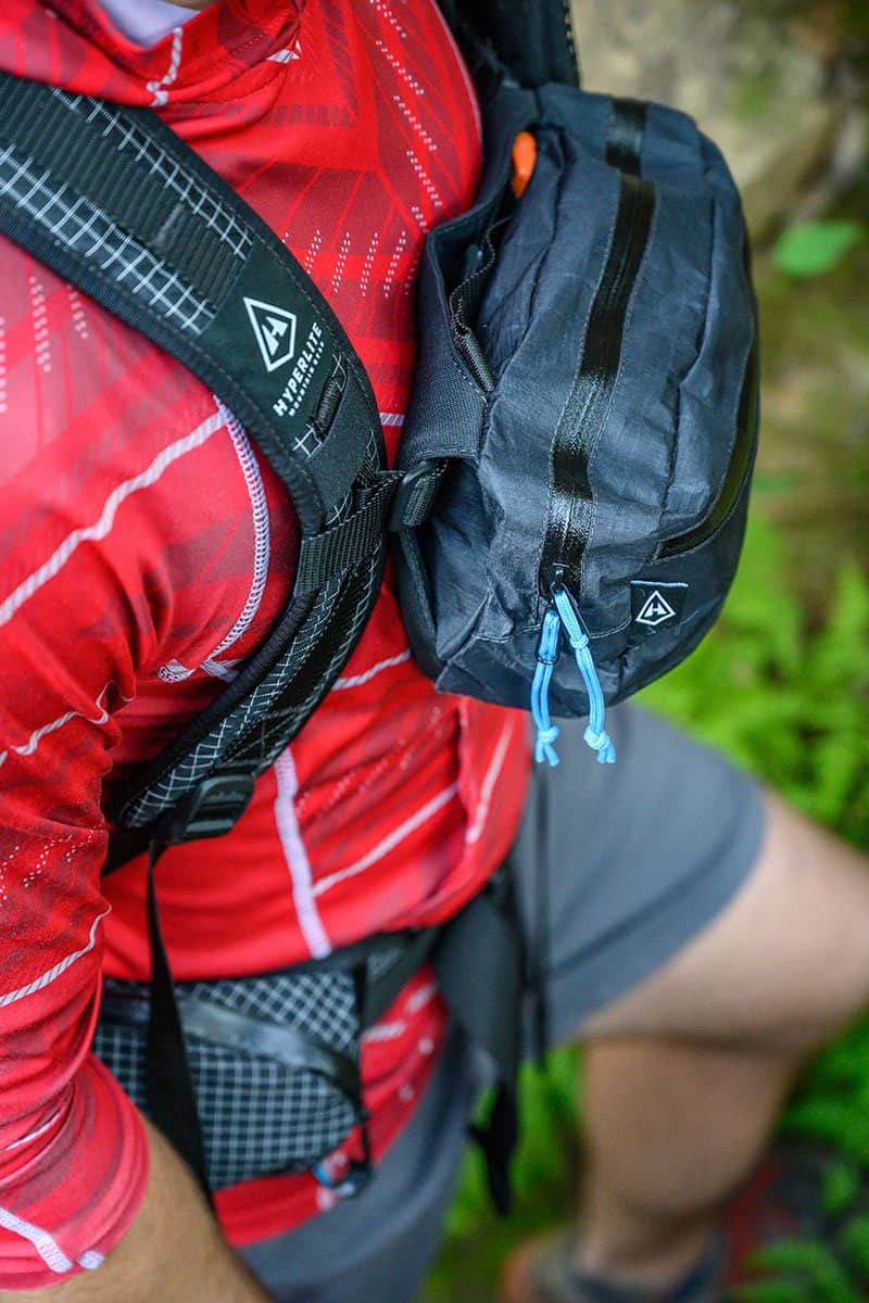 Illustrative example of clipping backpack
