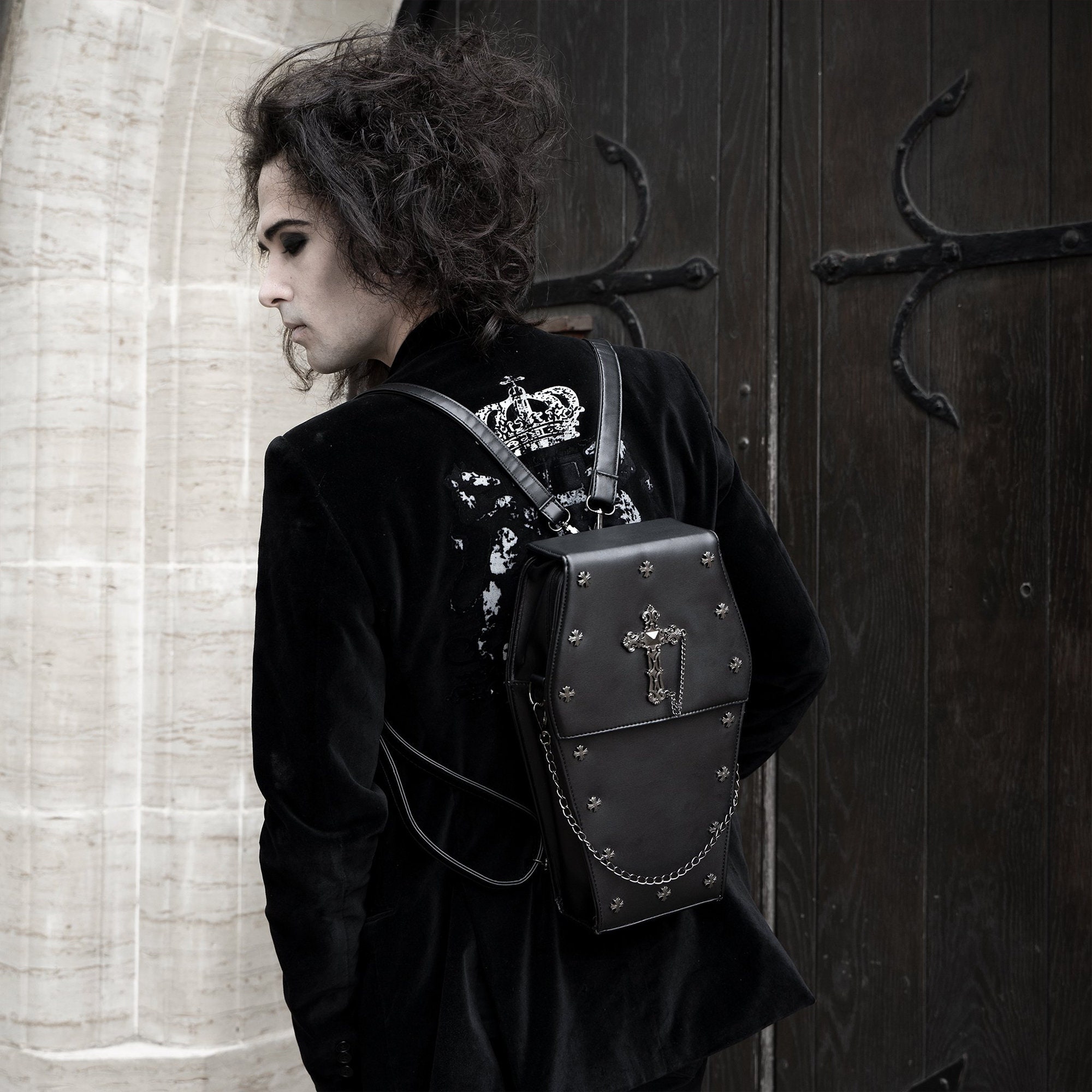 Illustrative example of coffin backpack