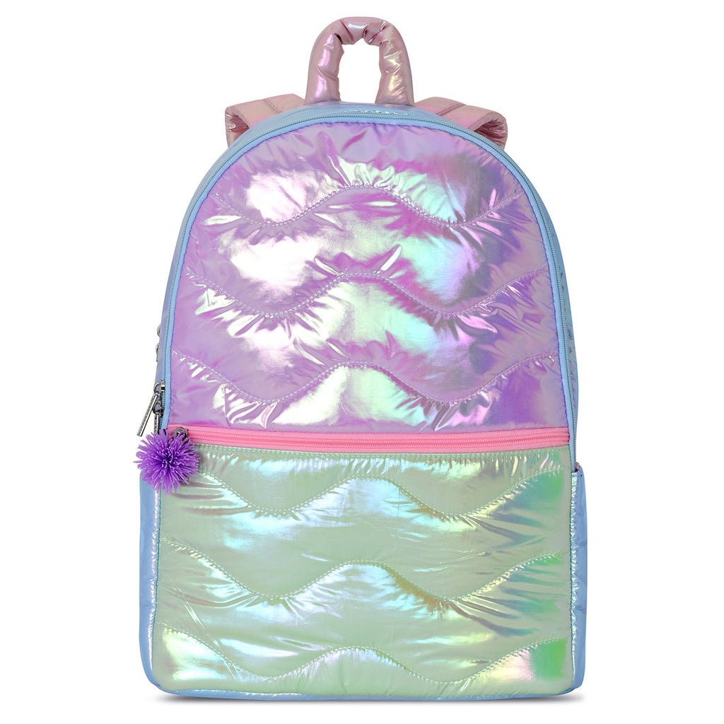 Illustrative example of color block backpack