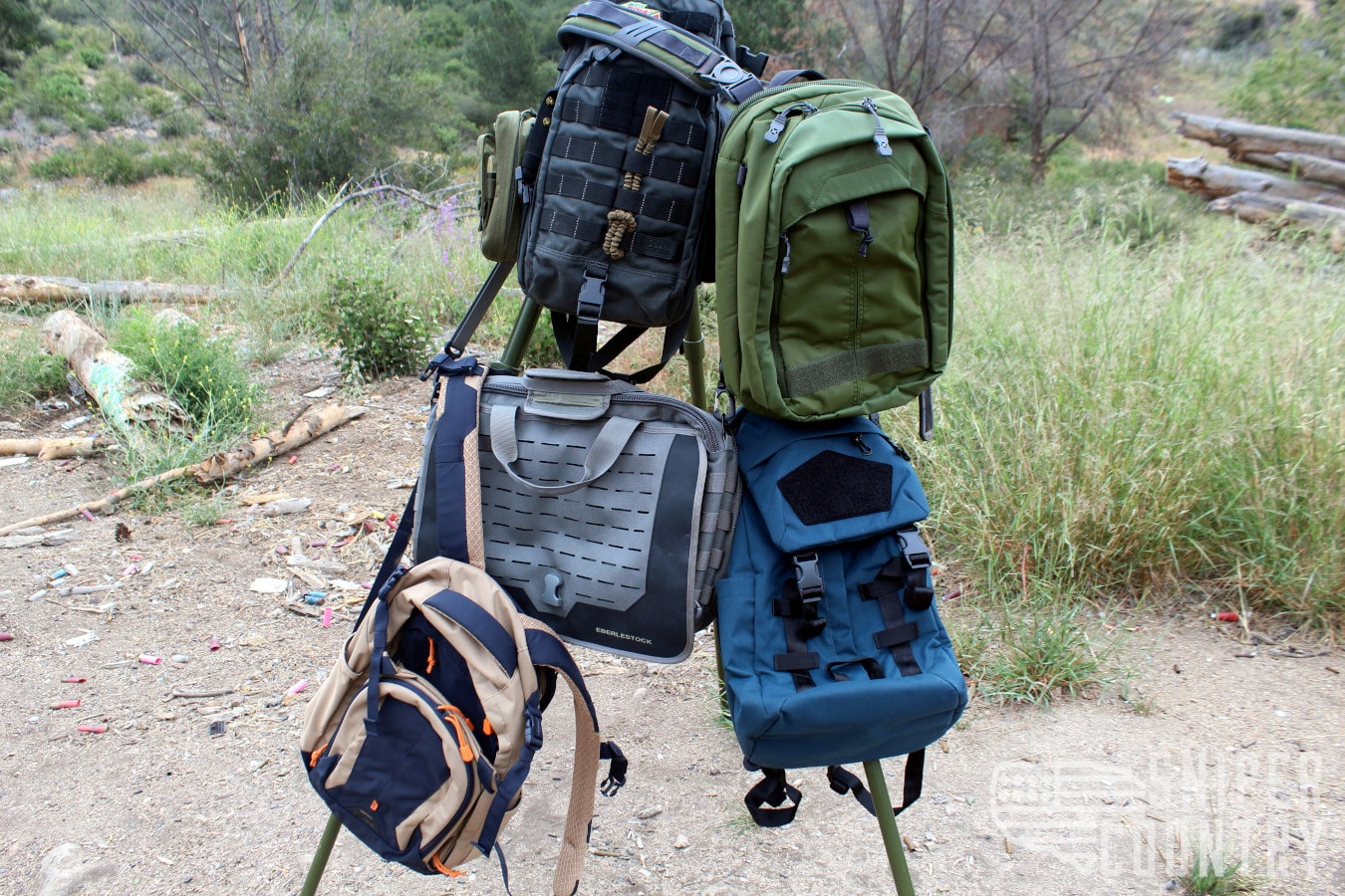 Illustrative example of conceal carry backpack