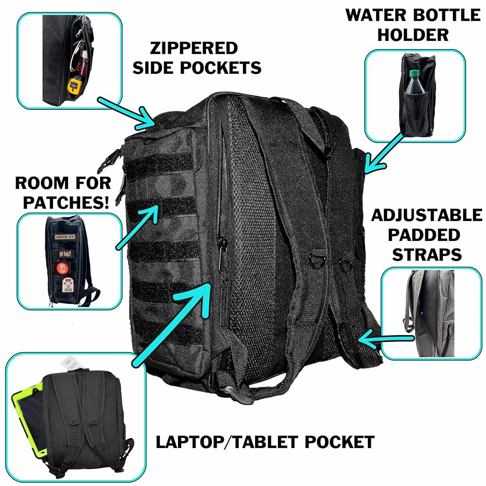 Illustrative example of cornhole backpack