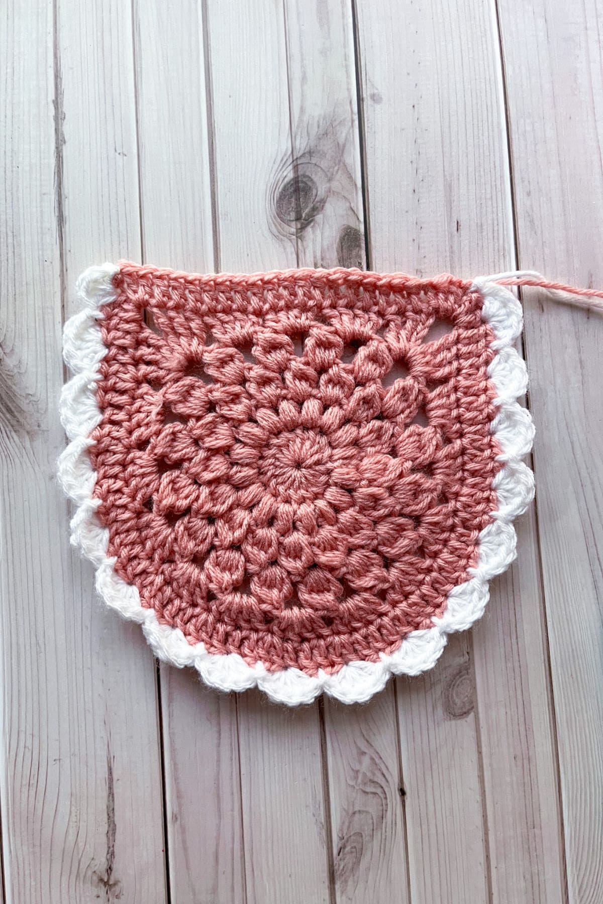 Illustrative example of crochet backpack pattern