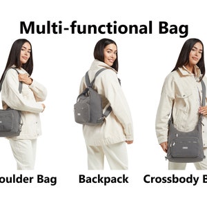 Illustrative example of cross body backpack