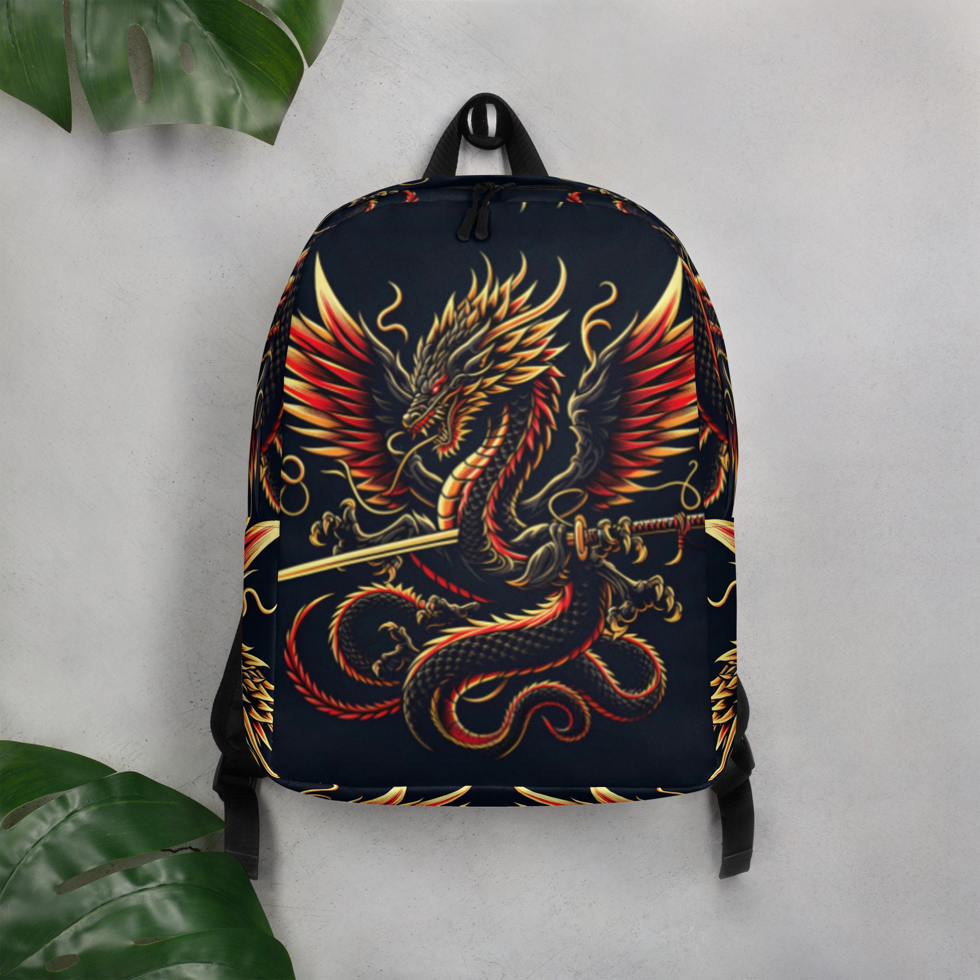 Illustrative example of dragon backpack