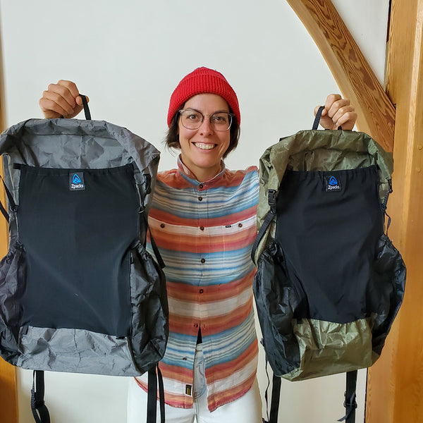 Illustrative example of dyneema backpack