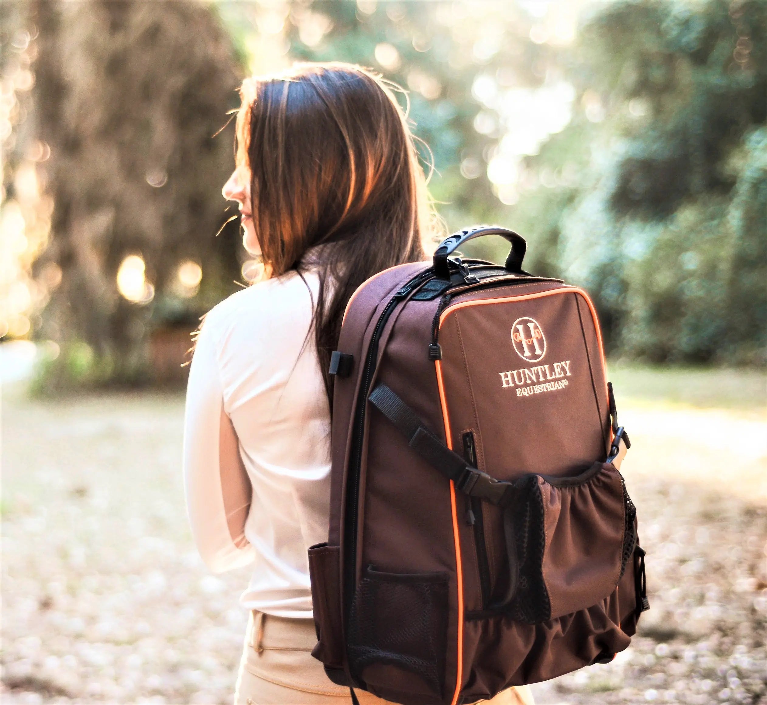 Illustrative example of equestrian backpack