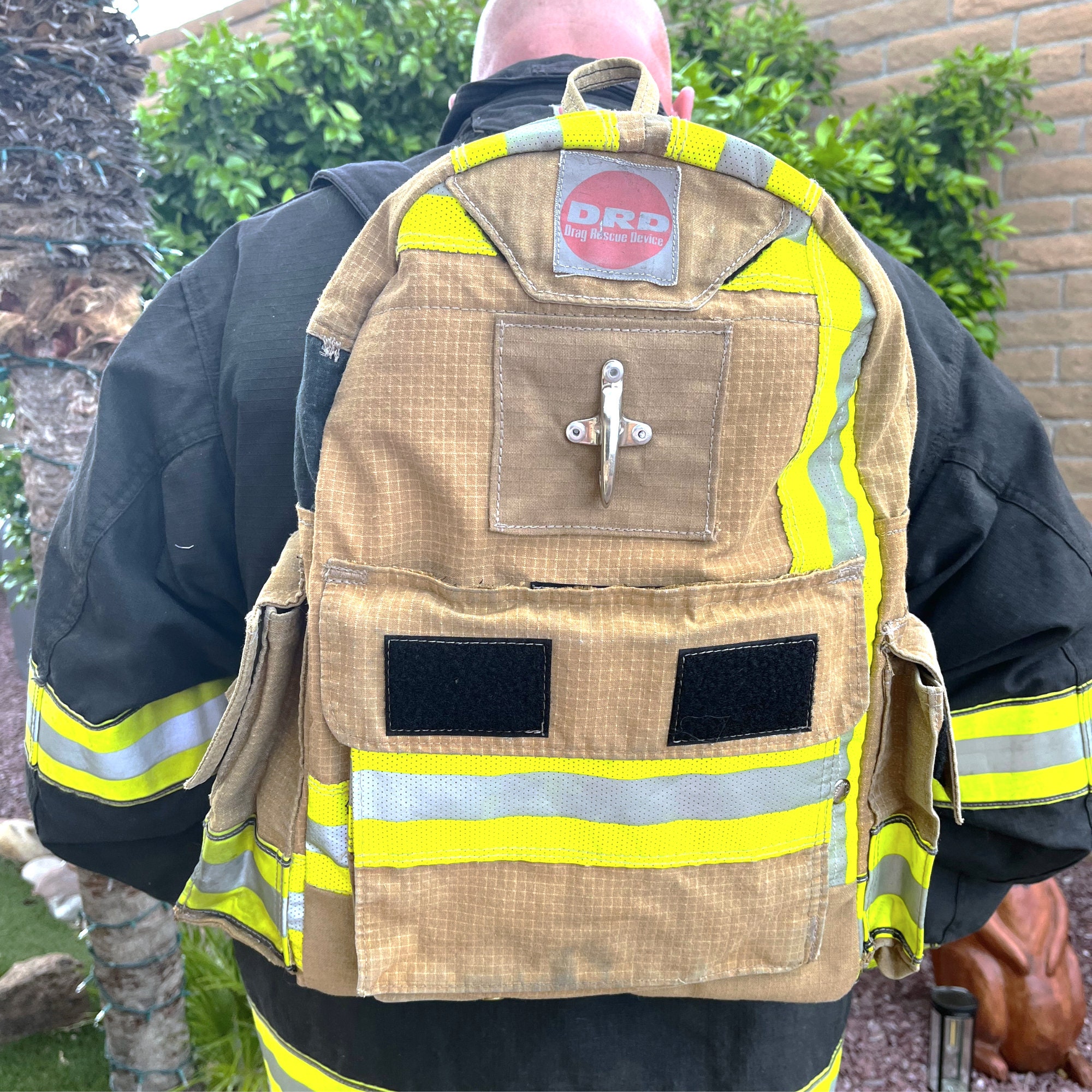 Illustrative example of firefighter backpack