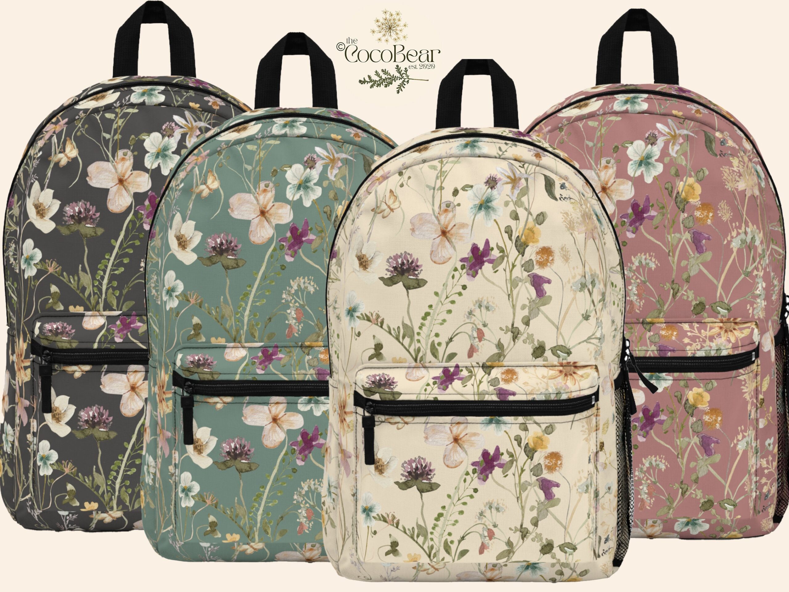 Illustrative example of flower backpack