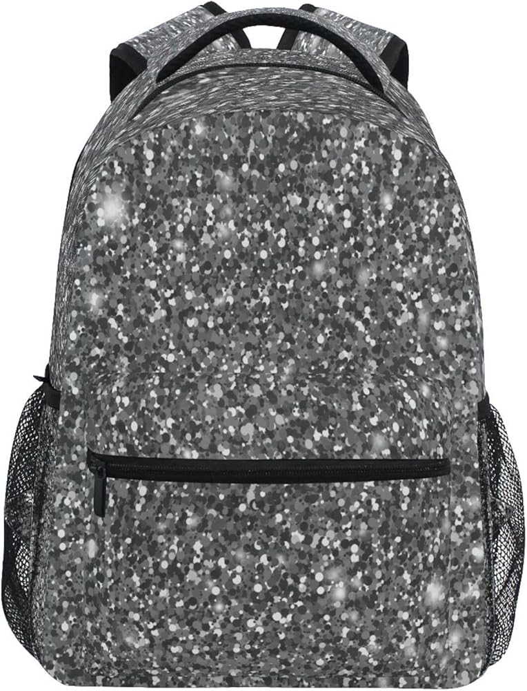 Illustrative example of glitter backpack