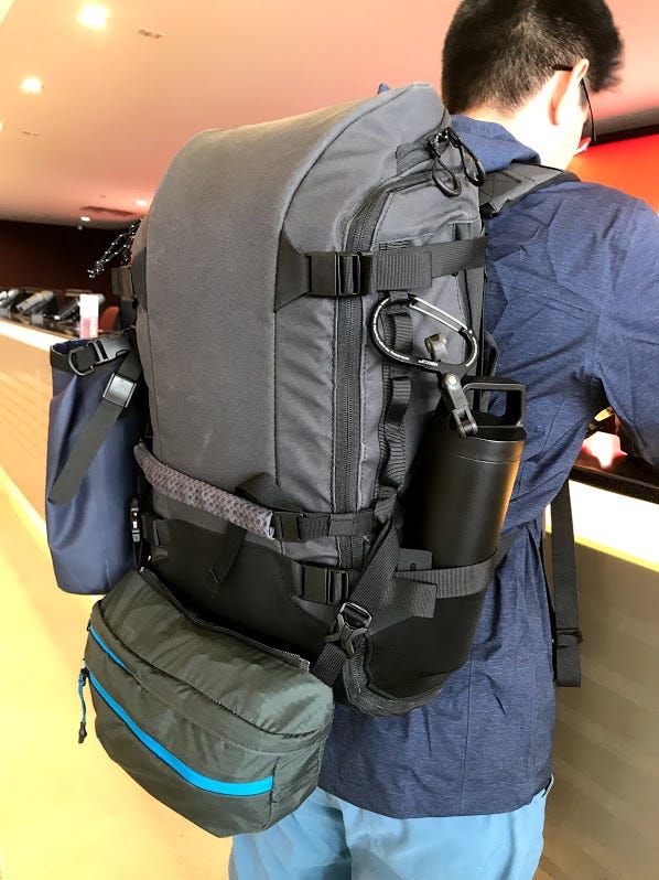 Illustrative example of go bag backpack