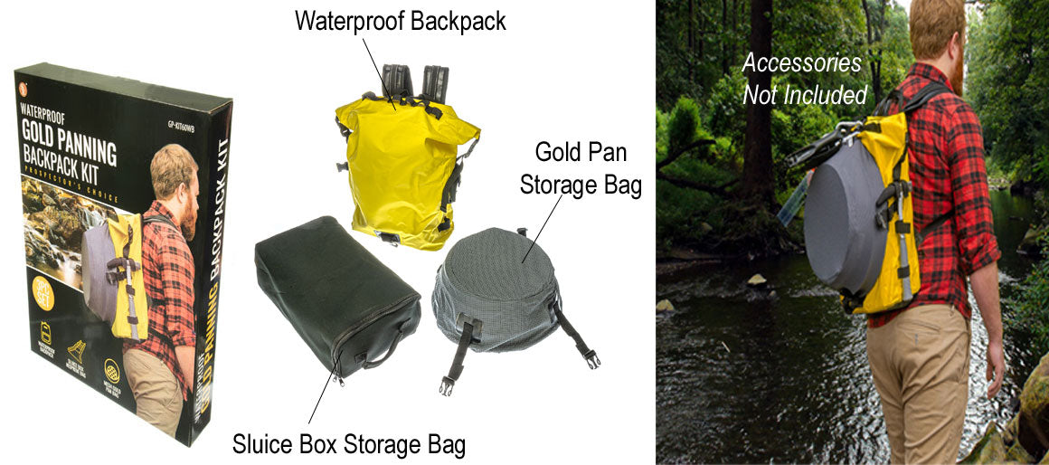 Illustrative example of gold backpack