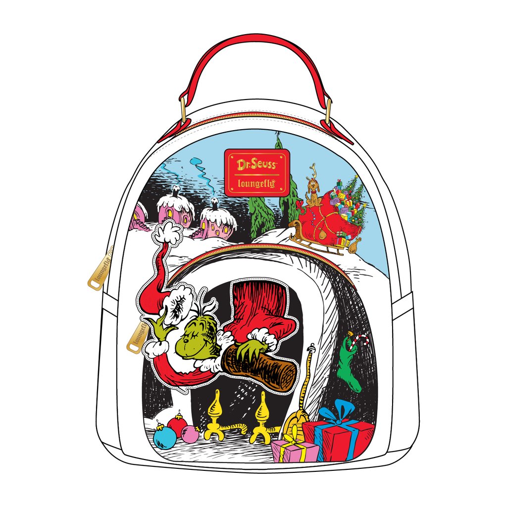 Illustrative example of grinch backpack