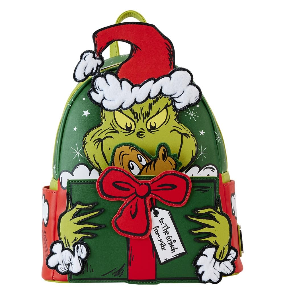 Illustrative example of grinch backpack